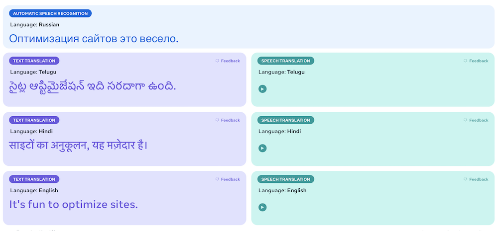 Meta* представила мультимодальную модель ИИ для перевода речи и текста