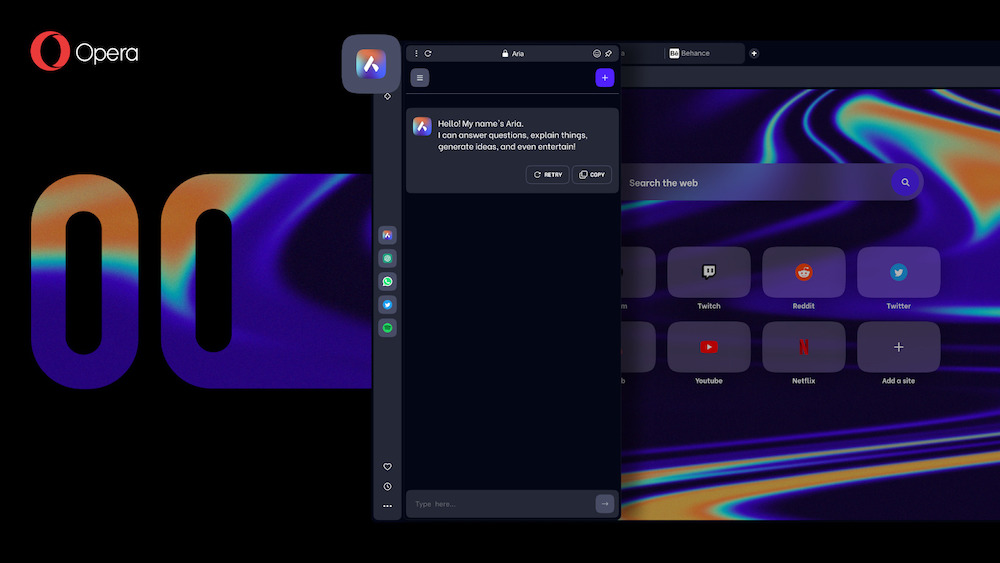 Браузер Opera One со встроенным ИИ получил публичную версию