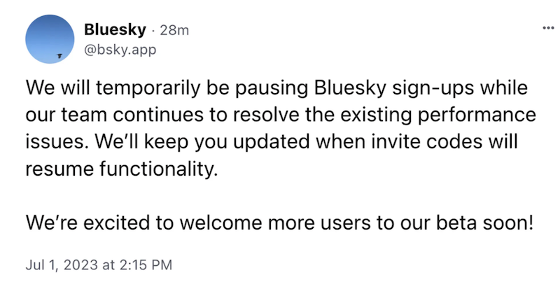 Пользователи Twitter массово переходят в Bluesky